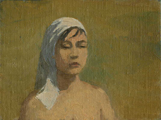 Орлов Владимир Александрович (?). Этюд «Моя жена Наталья» 